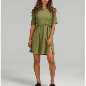 Lululemon cotton wrap t-shirt dress